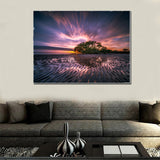 Sunrise Sunset Nature Canvas Wall Art Photography Images Pictures Of Sunsets Sunrises Wallpaper Painting Poster Mural Decor Photo Print Gift