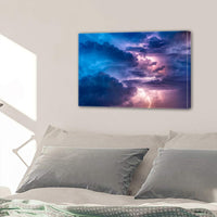 Lightning Canvas Wall Art Photography Images Pictures Of Lightning Wallpaper Painting Poster Mural Decor Photos Portrait Prints Gift Artwork