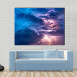 Lightning Canvas Wall Art Photography Images Pictures Of Lightning Wallpaper Painting Poster Mural Decor Photos Portrait Prints Gift Artwork