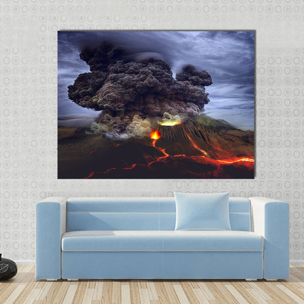 Volcán Erupción Lienzo Arte De La Pared Fotografía Imágenes Imágenes De Volcanes Papel Pintado Pintura Pósters Mural Decoración Fotos Retrato Impresiones Regalo 
