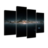 Galaxy Space Universe 4 Piece Canvas Wall Art Images Pictures Of Galaxies Wallpaper Mural Artwork Posters Photos Decor Print Gifts Painting