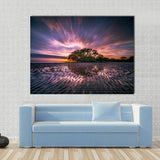 Sunrise Sunset Nature Canvas Wall Art Photography Images Pictures Of Sunsets Sunrises Wallpaper Painting Poster Mural Decor Photo Print Gift