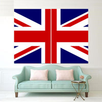 UK England Britain Flag 1, 2, 3, 4 & 5 Piece Multi Panel Canvas Wall Art United Kingdom Union Jack Decor Poster Prints Art Wallpaper Picture