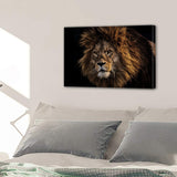 Majestuoso león macho 1, 2, 3, 4 y 5 piezas de lienzo de animales, decoración de pared, póster, impresión fotográfica, imagen de retrato, papel tapiz, imagen, panel múltiple 