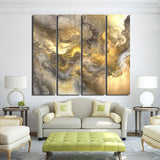 Abstract Art Framed 4 Piece Canvas Wall Art Painting Wallpaper Poster Picture Print Photo Decor