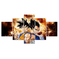 Dragon Ball Z Cartoon Framed 5 Anime Canvas Wall Art Painting Wallpaper Poster Picture Print Photo Decor