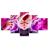 Dragon Ball Z Anime Kids Cartoon Framed 5 Piece Canvas Wall Art Painting Wallpaper Poster Picture Print Photo Decor