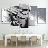 Star Wars Movie Stormtrooper Framed 5 Piece Canvas Wall Art Print Picture Poster Painting Decor
