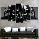 Película de Star Wars Darth Vader enmarcado 5 piezas lienzo arte de la pared pintura papel tapiz póster imagen impresión foto decoración 