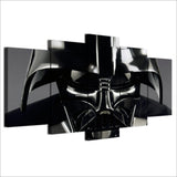 Star Wars Movie Darth Vader Framed 5 Piece Canvas Wall Art Painting Wallpaper Poster Picture Print Photo Decor