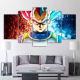 Dragon Ball Z Anime Cartoon Kids Framed 5 Piece Canvas Wall Art Painting Wallpaper Poster Picture Print Photo Decor