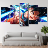 Dragon Ball Z Anime enmarcado 5 piezas lienzo arte de la pared pintura papel tapiz póster imagen impresión foto decoración 