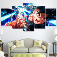 Dragon Ball Z Anime Framed 5 Piece Canvas Wall Art Painting Wallpaper Poster Picture Print Photo Decor