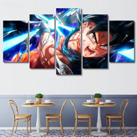 Dragon Ball Z Anime Framed 5 Piece Canvas Wall Art Painting Wallpaper Poster Picture Print Photo Decor