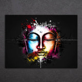 Colorful Buddhism Buddhist Buddha Framed 1 Panel Piece Canvas Wall Art Painting Wallpaper Poster Picture Print Photo Decor