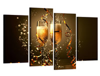 Framed 4 Piece Canvas Wall Art Painting Wallpaper Poster Picture Print Photo Decor
