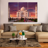 Taj Mahal Agar Uttar Pradesh India 1, 2, 3, 4 y 5 lienzo enmarcado arte de la pared pintura papel tapiz póster imagen impresión foto decoración 